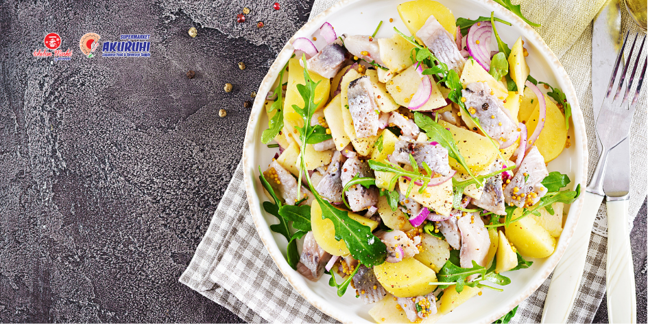 salad cá trích 